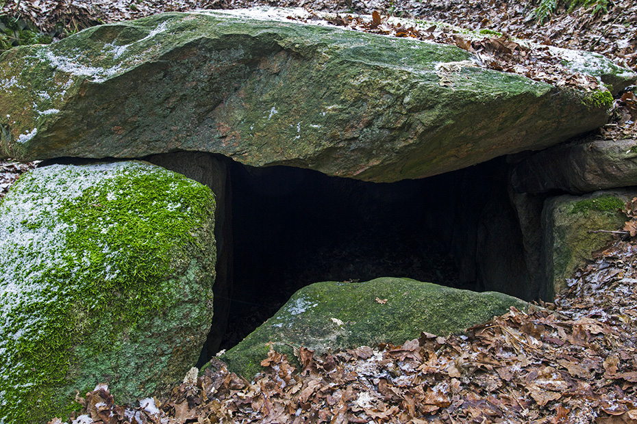 Die Steinkiste vom Rugenbarg bei Vaale aus der Bronzezeit, 1450-1250 vor Christus, Stone cist from Rugenbarg by Vaale