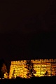 Slavs castle Raddusch at night - (Reconstruction)