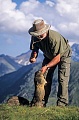 Helmut und Murmeltiere, Nationalpark Hohe Tauern - Oesterreich 2002, Helmut and Alpine Marmots