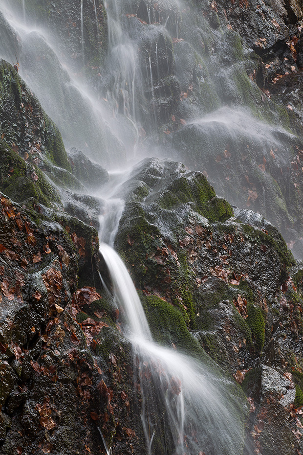 Radau-Wasserfall im Herbst, Bad Harzburg  -  Niedersachsen, Radau-Waterfall in autumn