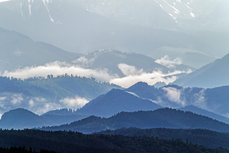 Landschaft der Niederen Tatra nach einem Regenschauer, Slowakei  -  Slovakia, Landscape of the Lower Tatra after a rain shower