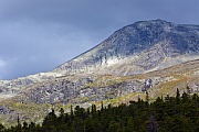 Berggipfel im Sonnenlicht, Nationalpark Stora Sjoefallets  -  Norrbottens Laen, Mountain peak in sunlight