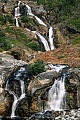 Wasserfall im Nationalpark Stora Sjoefallets, Lappland  -  Norrbottens Laen, Waterfall in Stora Sjoefallets National Park